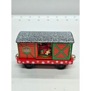 Thomas & Friends Holiday Box Car & Yellow Cargo Car Metal Magnet Train‎ Lot